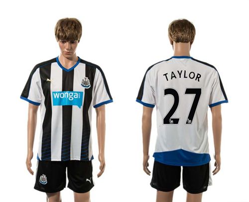Newcastle #27 TAYLOR Home Soccer Club Jersey